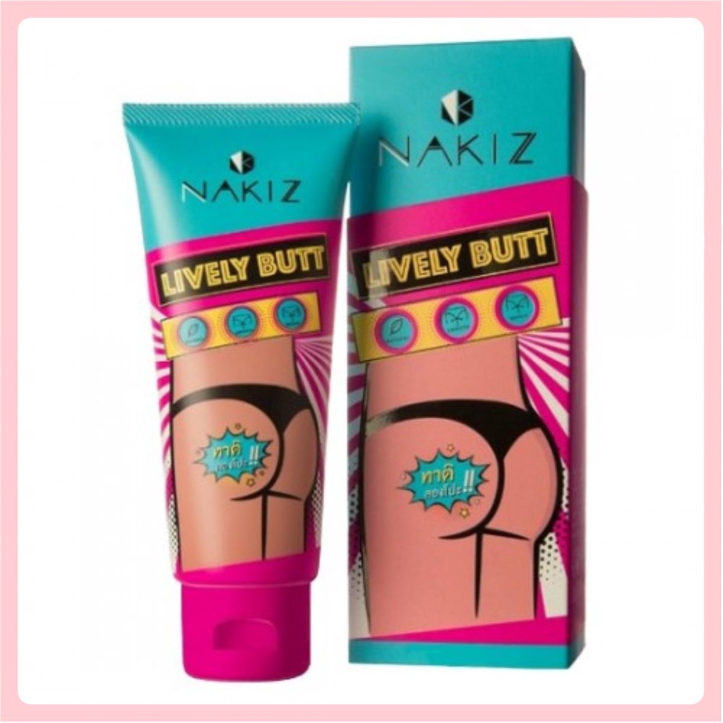 NAKIZ LIVELY BUTT 〡 Kem thoa thâm, mụn Mông, Bẹn, Nách, Lưng, Nhũ hoa, Cùi chỏ, Đầu gối unix.cosmetics | BigBuy360 - bigbuy360.vn