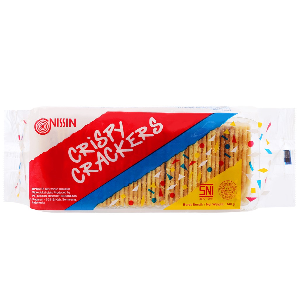 Bánh quy giòn vị truyền thống Nissin gói 140g