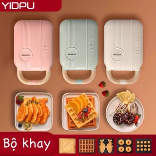 Máy Làm Bánh Mỳ Sandwich, Waffle YIDPU full 5 khuôn