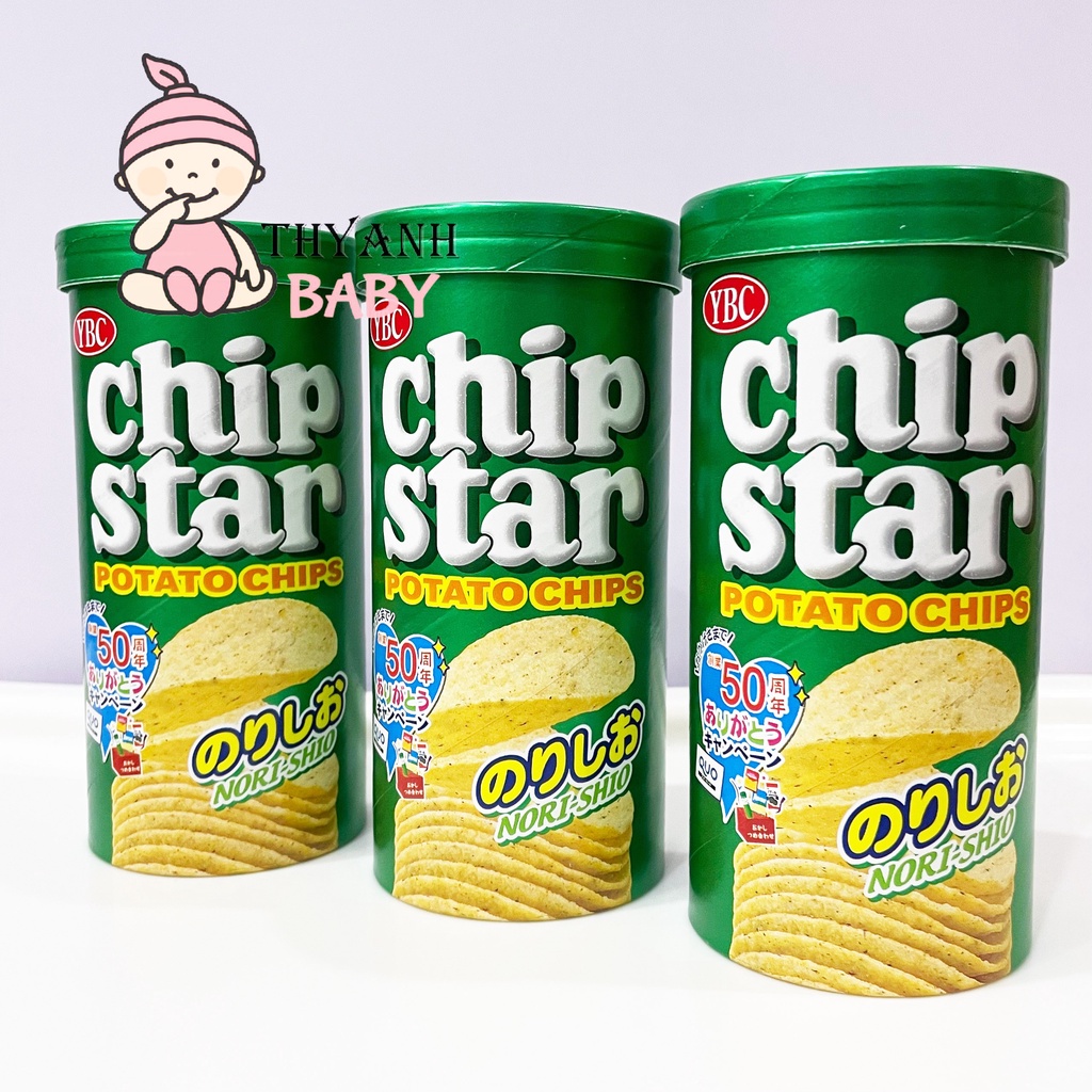 Bánh Snack Khoai Tây Không Chiên Chip Star 50g (cho bé 1 tuổi trở lên )