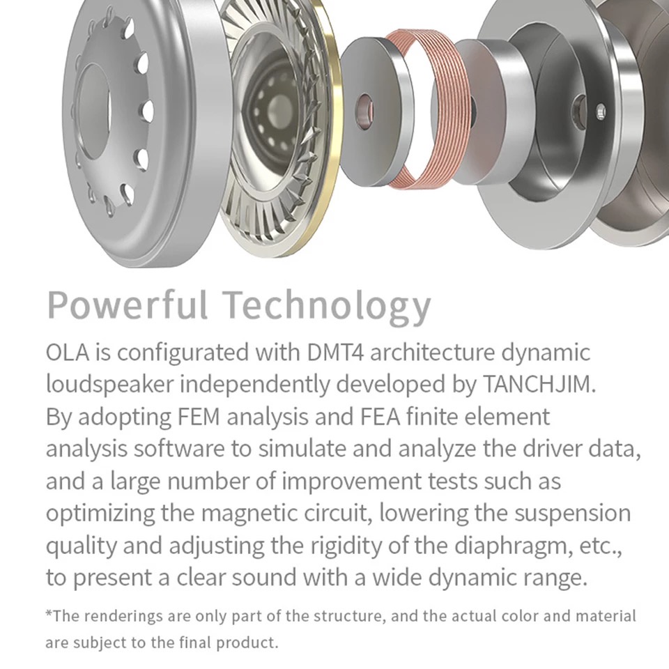 Tai Nghe Nhét Tai Tanchjim OLA Kèm Dây Cáp 2Pin 0.78mm