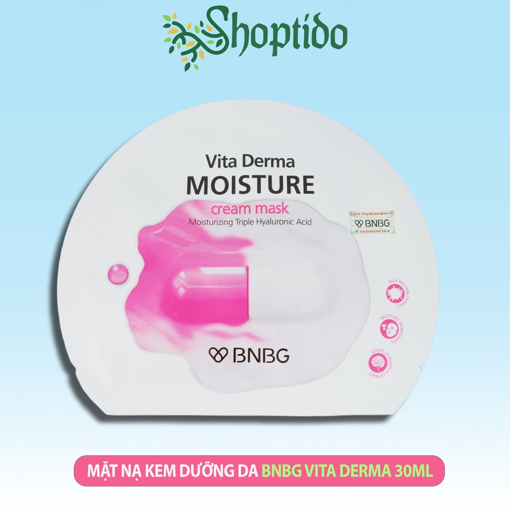 Mặt nạ BNBG vita derma moisture cream mask 30ml NCC Shoptido