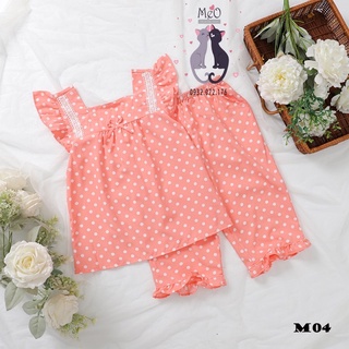 Bộ mặc nhà nữ quần lững vải lụa M04