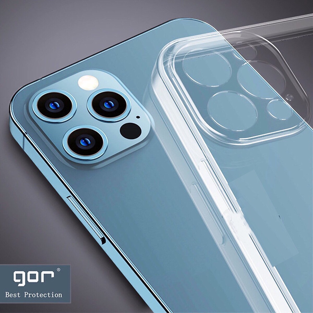 Ốp Lưng trong suốt GOR TPU cho iPhone 13 Mini / 13 / 13 Pro / 13 Pro Max chính hãng