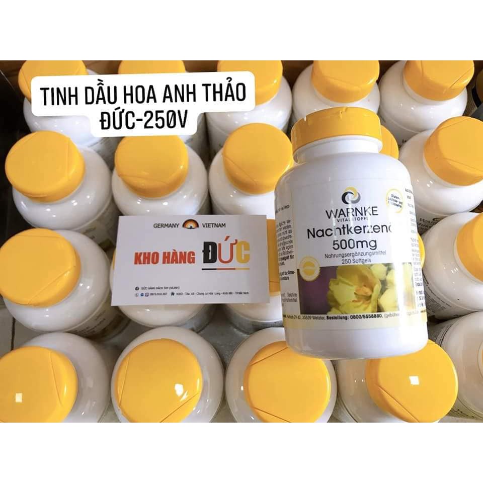 (BILL ĐẦY ĐỦ) Tinh Dầu Hoa Anh Thảo Warnke Đức