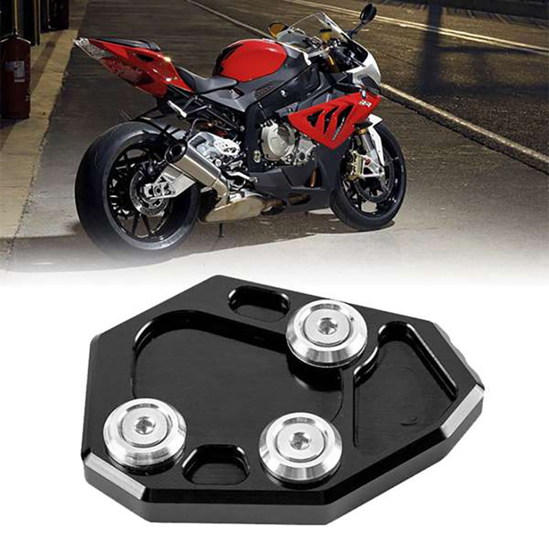 Motorbike Kickstand Foot Side Stand Extension Pad Support Plate for BMW S1000RR Motorcycle Accessories