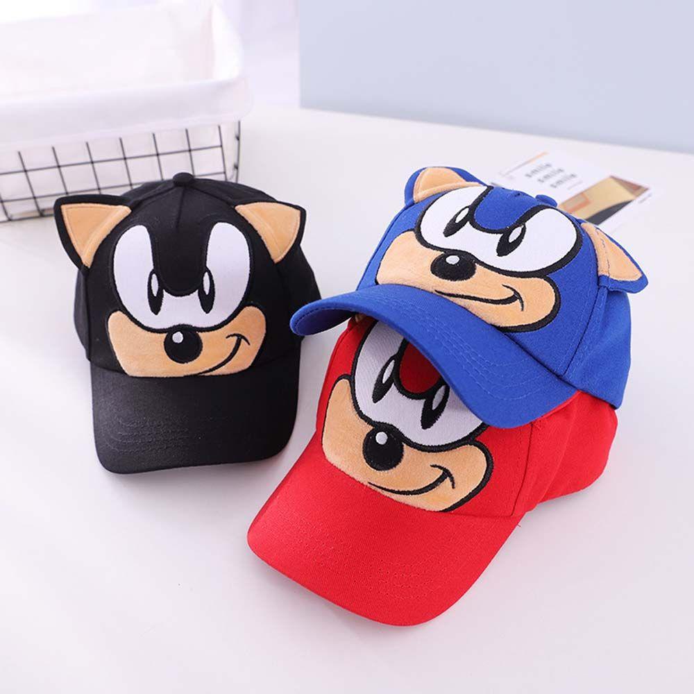 Mũ Lưỡi Trai Vải Cotton In Hình Sonic Phong Cách Hiphop Cho Nam Và Nữ