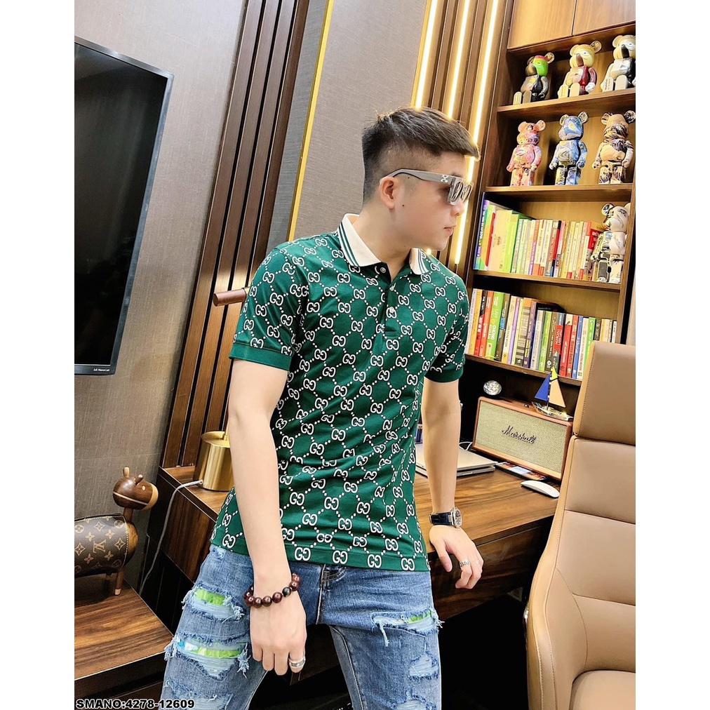 Áo Phông Gucci Có Cổ Hot Sành Điệu 4278