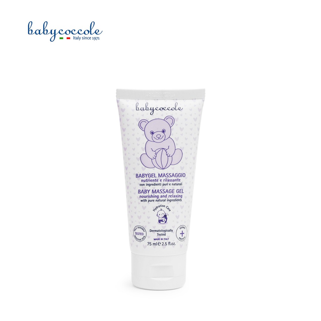 Gel massage chiết xuất hạnh nhân Babycoccole 75ml 0M+