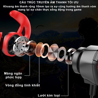 Tai nghe gaming cho điện thoại SIDOTECH G3M-Pro có mic dùng cho game thủ chơi game mobile Pubg FF Liên quân Tốc chiến