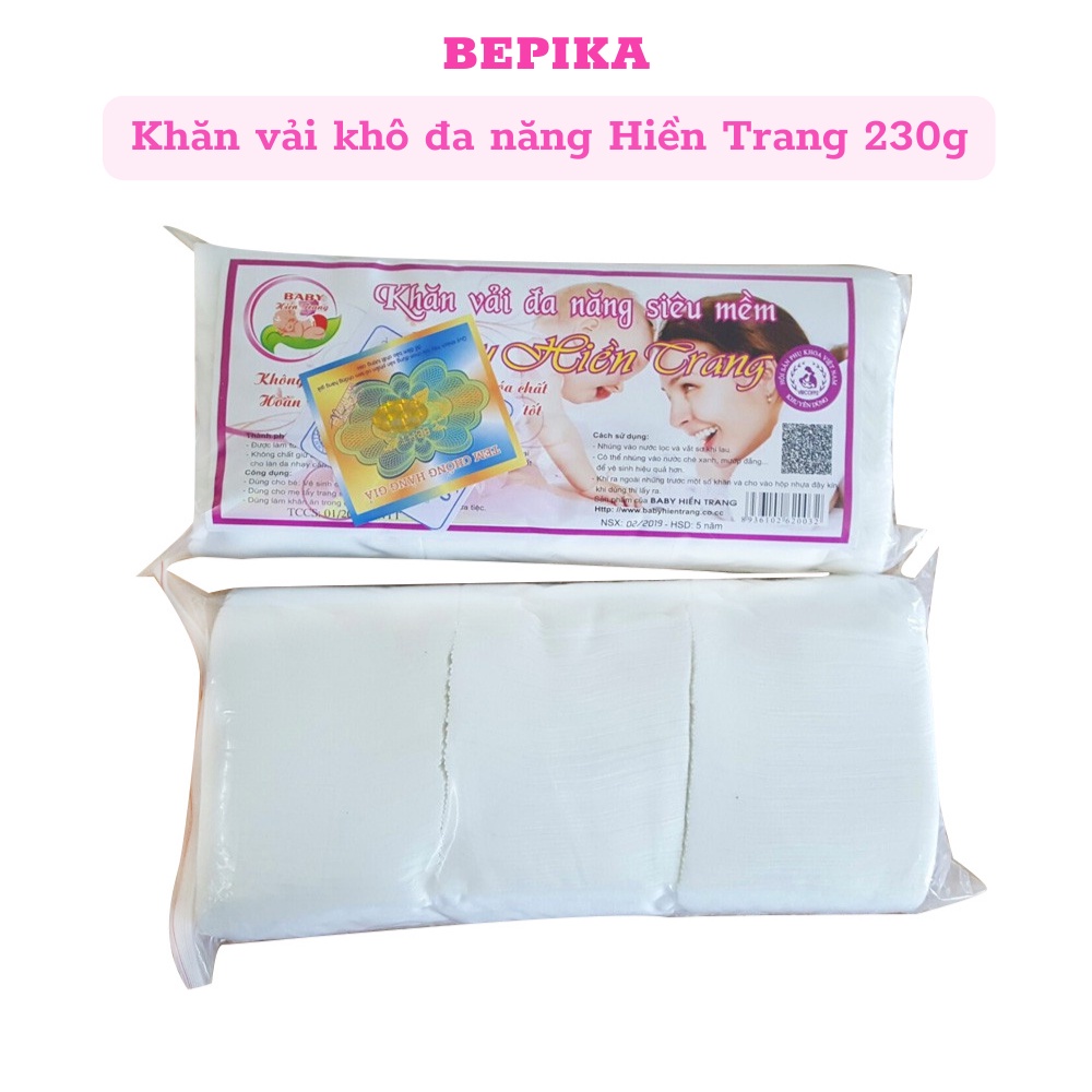 Khăn vải khô đa năng Baby Hiền Trang (~230g/gói)