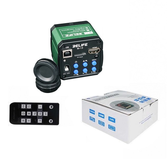 Camera RL-M12/ M13 38Mega Pixel (3800W) hỗ trợ HDMI, USB cho kính hiển vi, len CCTV (hỗ trợ máy tính, laptop)