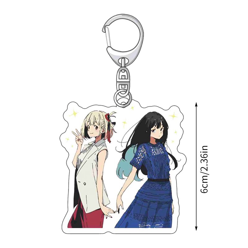 Ygt Móc Khóa Acrylic Hình Lycoris Recoil Anime Nishikigi Chisato Takina Inoue Mizuki Nakahara