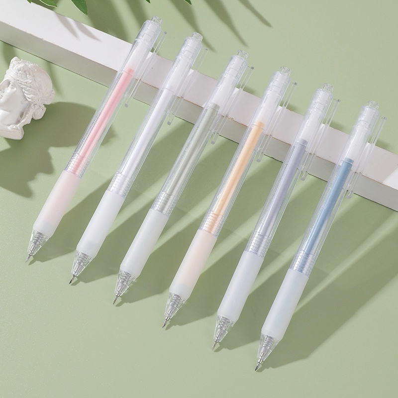 Set 2 Bút Bi + 10 Ruột Bút Bi Màu Đen Ngòi 0.5Mm