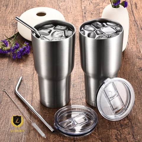 LY GIỮ NHIỆT YETI 900ML MẪU INOX- BOX FULL PHỤ kiện