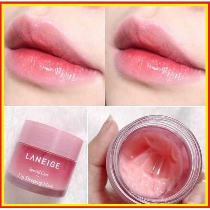 Mặt Nạ Ủ Môi Laneige 3gr - mặt nạ ngủ môi hỗ Trợ Dưỡng Ẩm, Giảm Thâm