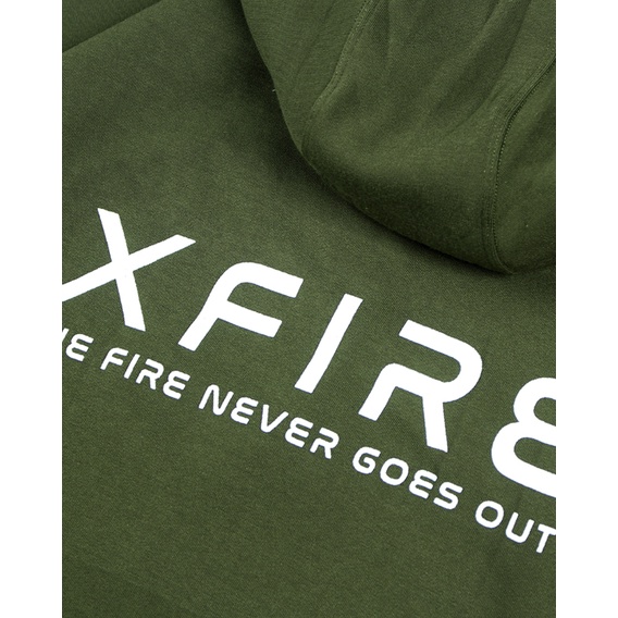 Áo khoác Hoodie Nam Nữ Form Rộng Vải Nỉ Màu Xanh Rêu Essential by Local Brand Xfire Unisex