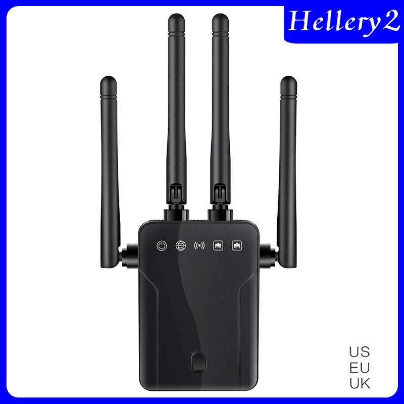 Bộ Khuếch Đại Tín Hiệu Wifi 4 Ăng Ten Phích Cắm Us Hellery2 | BigBuy360 - bigbuy360.vn