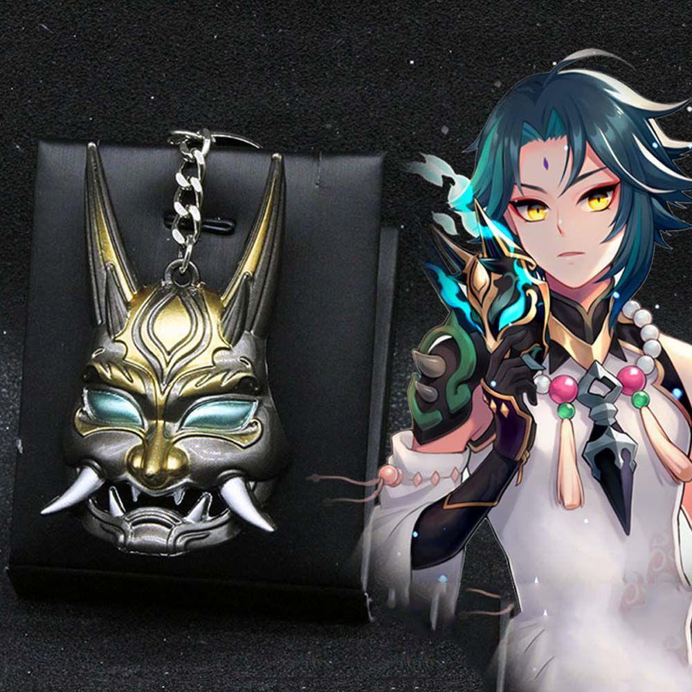 Móc Khóa Kim Loại Mặt Hình GenshinImpact Game Genshin Phong Cách Punk