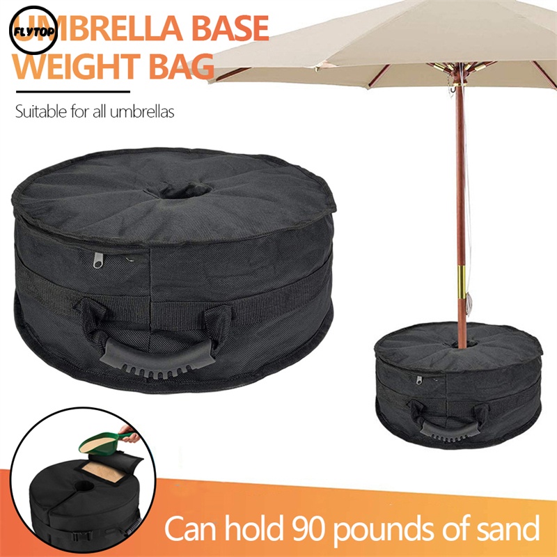 FT Portable Parasol Stand Base Heavy Duty 900D Oxford Cloth Fixed Umbrella Sandbag for Outdoor Patio Beach Garden