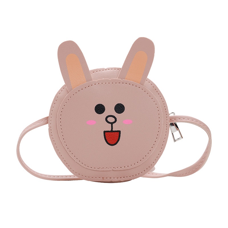 Túi Đeo Chéo Mini Hình Thỏ ,Gấu ,Pikachu Dễ Thương Cho Bé Gái Phong Cách Hàn Quốc
