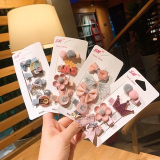 Set 4 Kẹp Tóc Koadear Xinh Xắn Dành Cho Bé Gái.