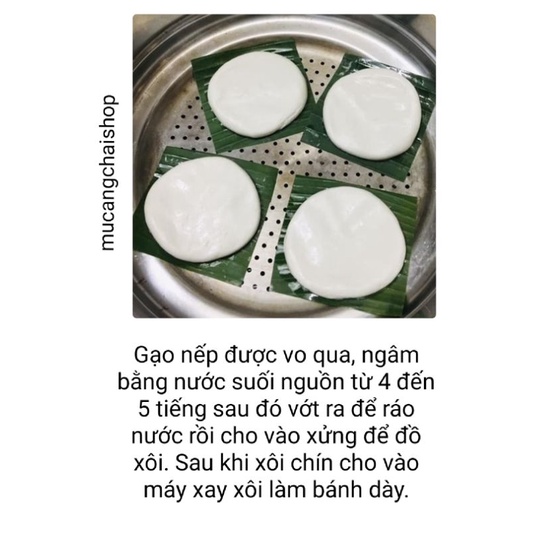 Bánh dày, bánh giày truyền thống của người Mông túi 5 cái hút chân không