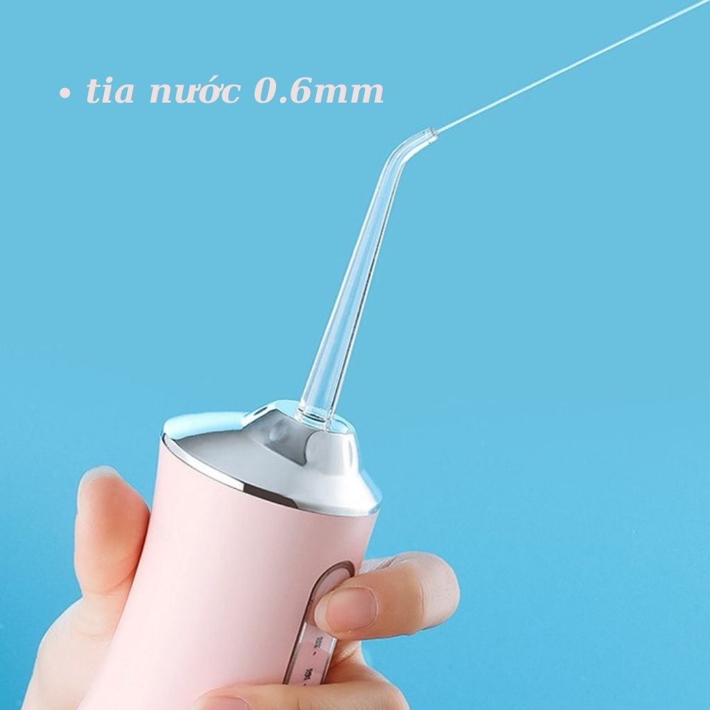 Tăm nước Oral irrigator, Máy tăm nước vệ sinh răng miệng cho người niềng răng và viêm răng