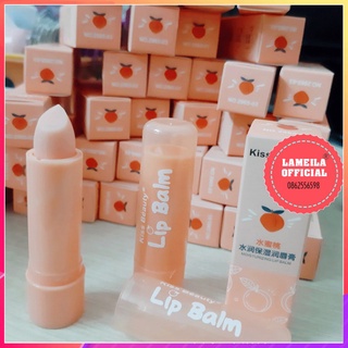 Son dưỡng đào kiss beauty moisturizing lip balm p0265 sale
