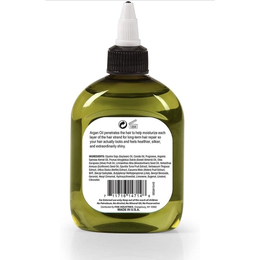 Tinh dầu dưỡng tóc Argan Ethereal Nature 99% tự nhiên Hair Oil Blend 210ml USA