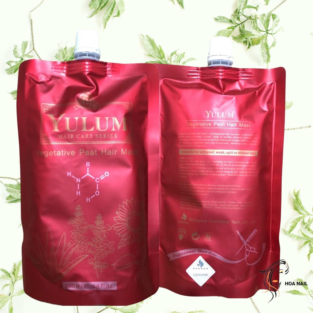 Hấp dầu túi YULUM siêu mượt tóc 500 ml