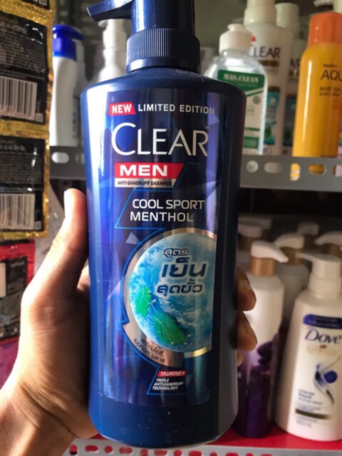 [DATE 2022] Dầu gội trị gàu clear men bạc hà Thái lan chai 450ml | BigBuy360 - bigbuy360.vn
