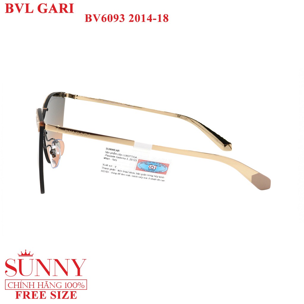 BV6093 - kính mát Bvlgari chính hãng, bảo hành toàn quốc