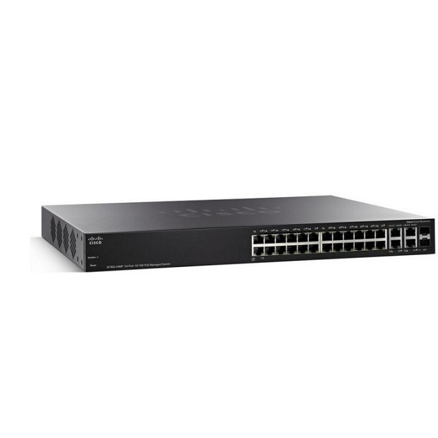 Bộ chia cổng mạng Cisco SF350-24P-K9-EU 24 cổng 10/100 POE Managed Switch