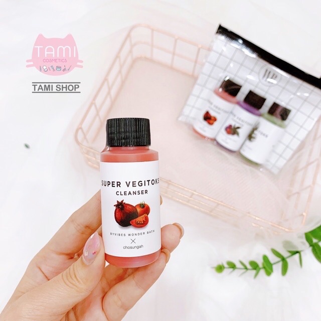 SET MINI SỮA RỬA MẶT RAU CỦ THẢI ĐỘC SUPER VEGITOKS | BigBuy360 - bigbuy360.vn