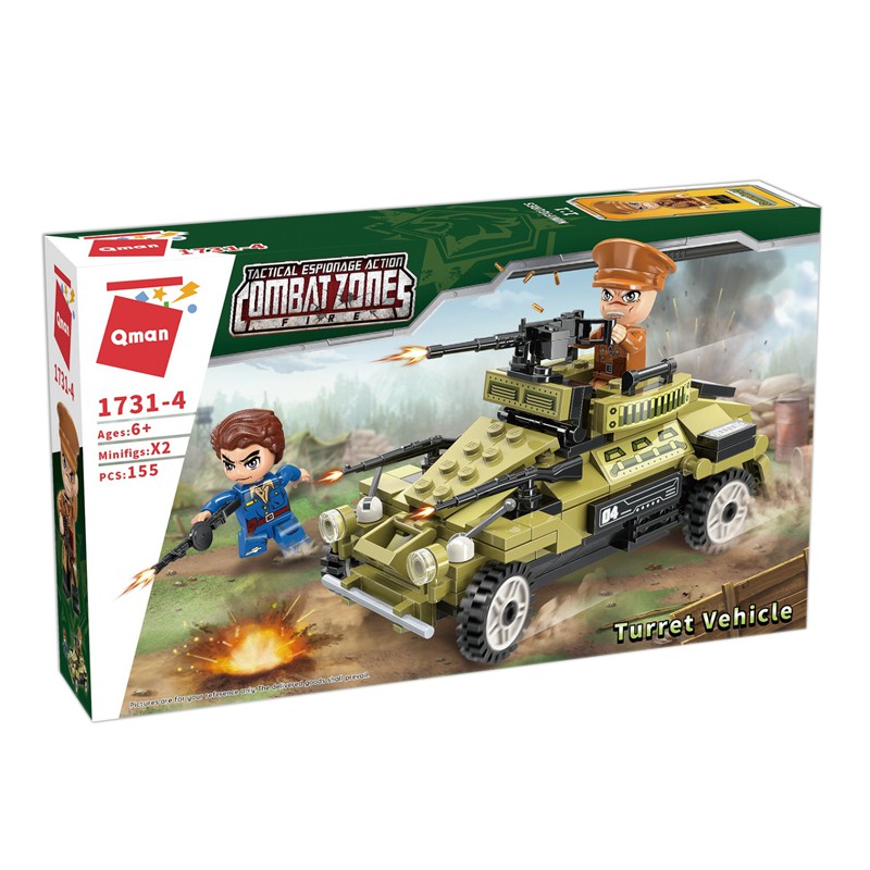 Bộ Đồ Chơi Xếp Hình Thông Minh Cho Bé QMAN 1731 - Sức Mạnh Quân Sự