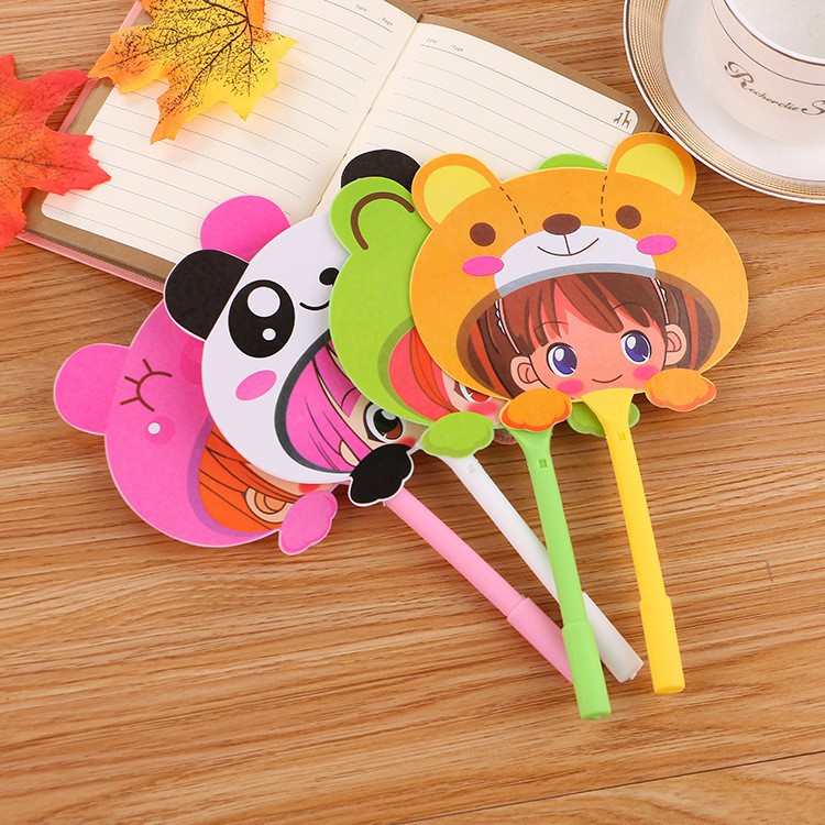 Quạt mini cầm tay nhiều hình siêu dễ thương giá rẻ 3 in 1 heo/gấu/thỏ/slime/cute/bút/bi/lợn lala17