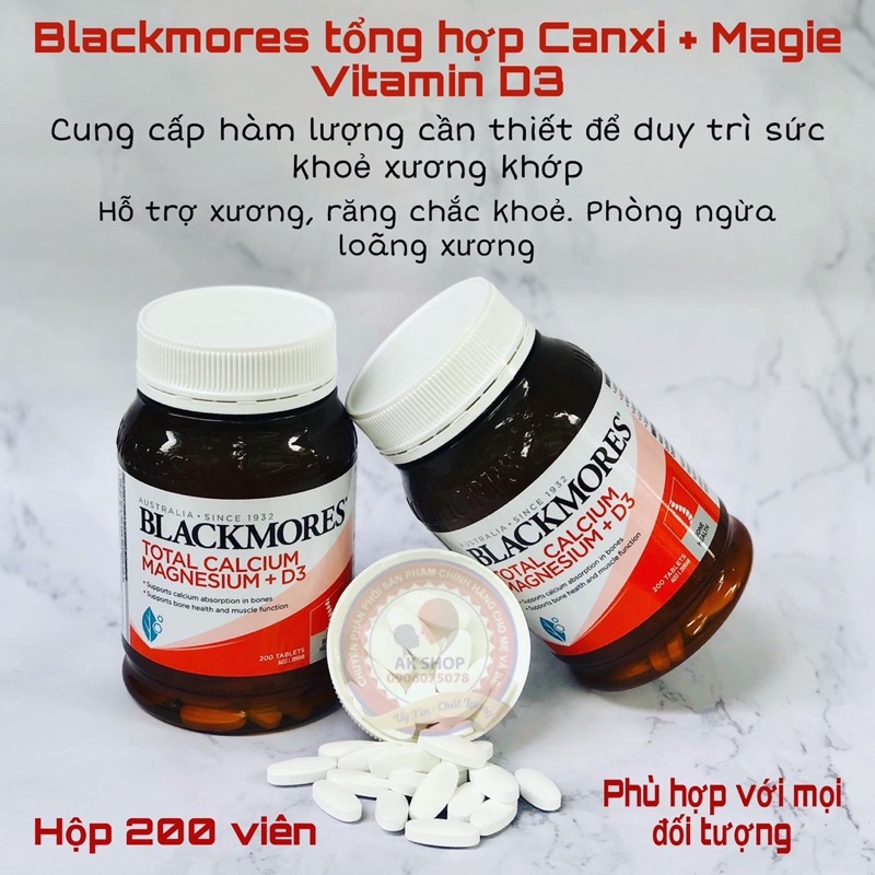 Canxi blackmores 200v hàng chính hãng