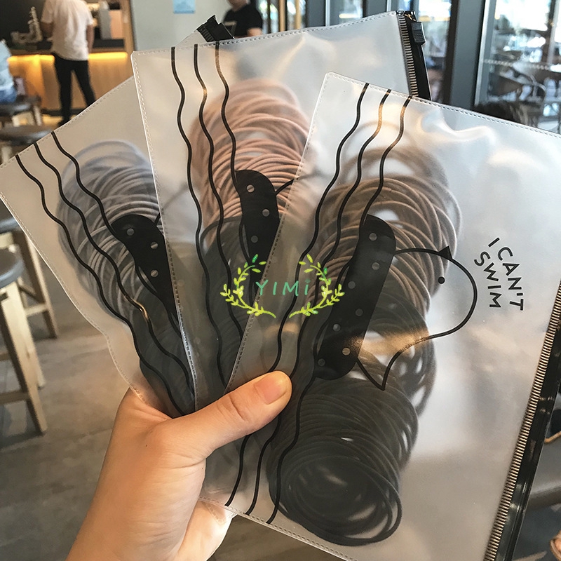 Set 100 Kẹp Tóc Cao Su Phong Cách Hàn Quốc