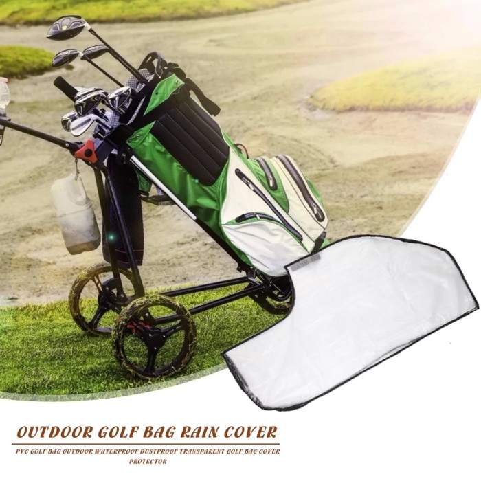 Túi Đựng Gậy Đánh Golf Bằng Pvc Trong Suốt Chống Thấm Nước / Bụi / Mưa Tiện Dụng