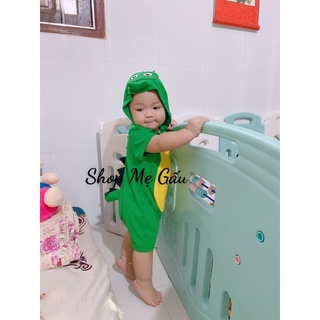 Body thú hình khủng long xanh đáng yêu cho bé