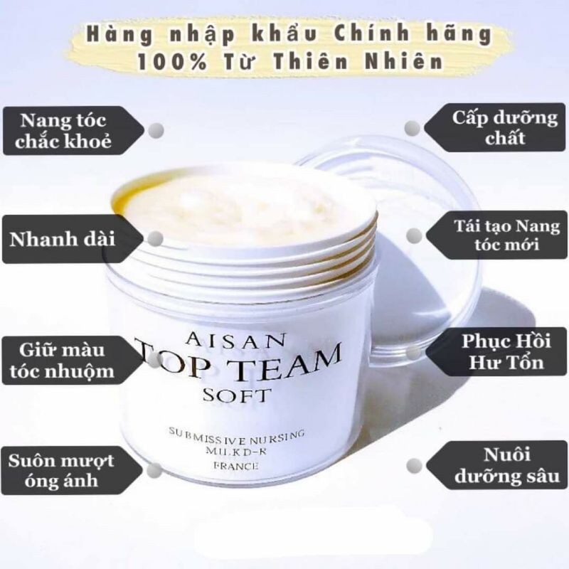 Dầu xả tóc ( Hap dầu) Top Team AISAN