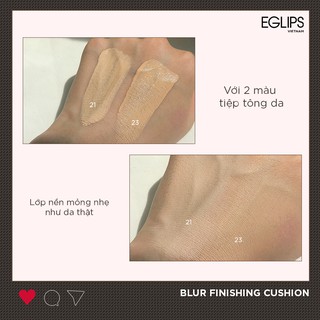 Phấn nước Eglips Blur Finishing Cushion (SPF50+/PA+++) 12g (Matte)
