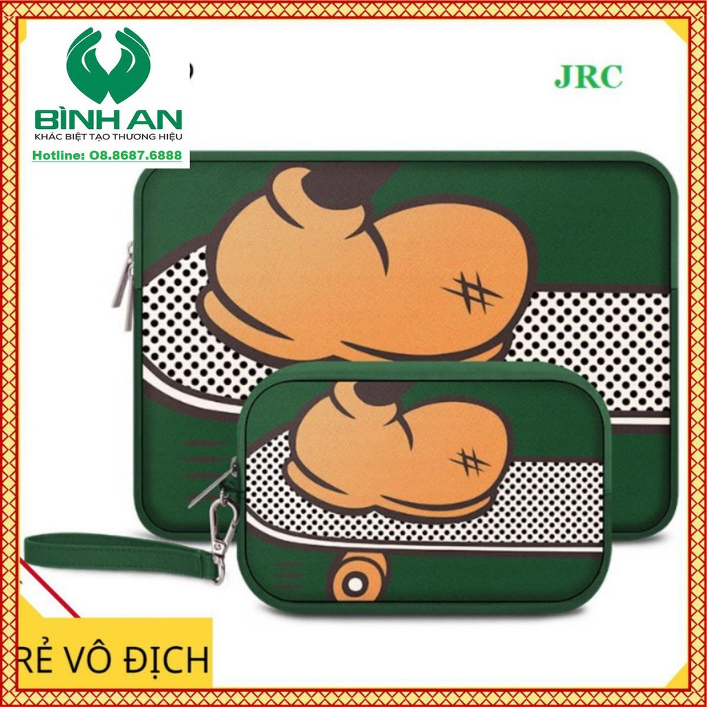 Túi Chống Sốc Cho Laptop Macbook Từ 12 inch - 14 inch Chính Hãng JRC Cao Cấp, Set 2 Món.