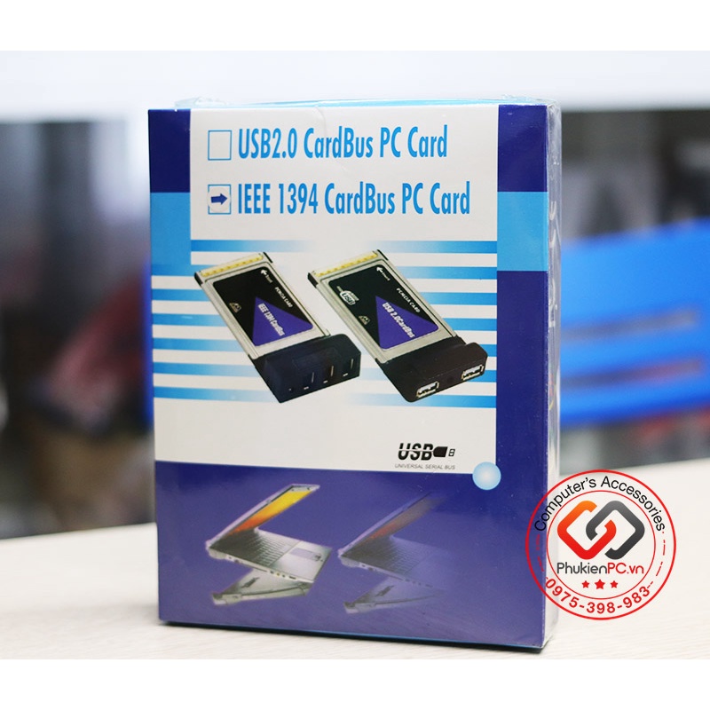 Express card 54mm 3 cổng 1394A cho Laptop