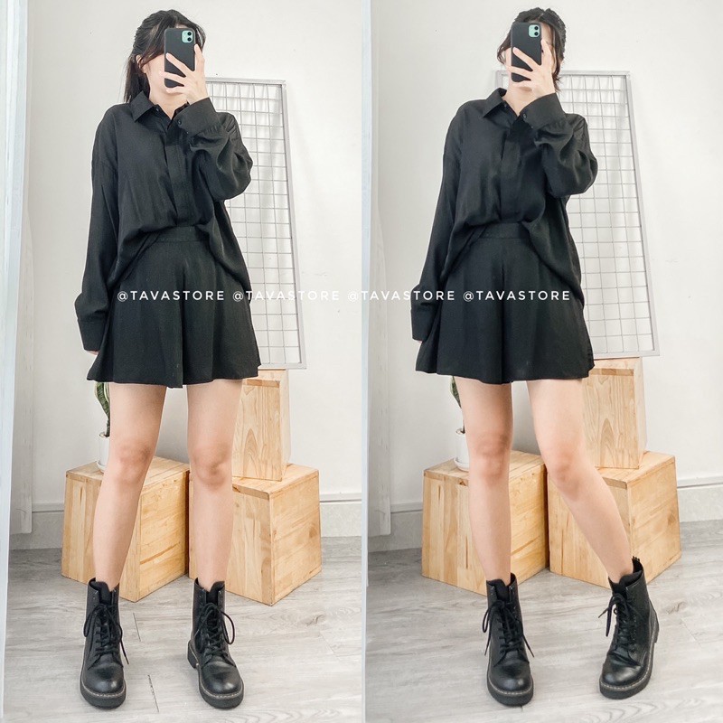 Set áo sơmi quần short - Casie Set