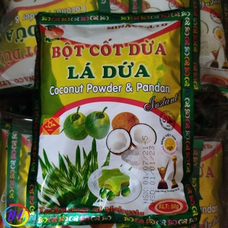 Bột Cốt Dừa Lá Dứa (50g): Hương Vị Từ Thiên Nhiên