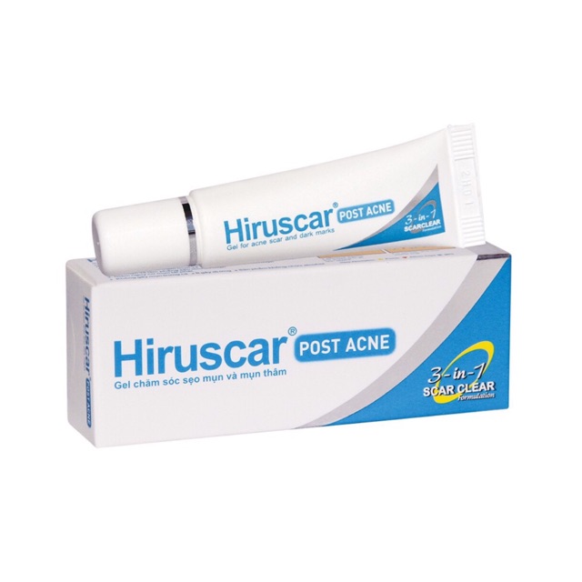 Hiruscar Post Acne (Gel giảm sẹo mụn, mờ thâm)