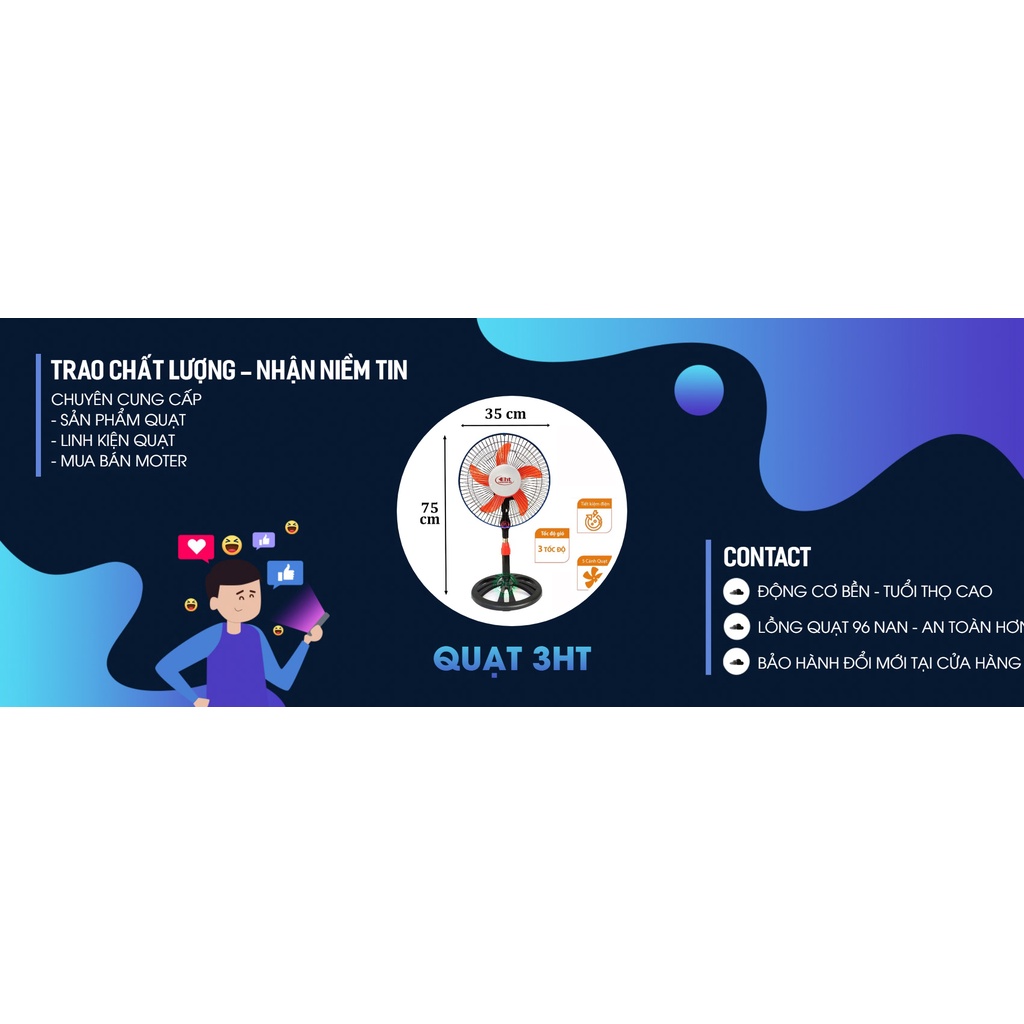 QUẠT LỠ NHỰA B3 - 5 CÁNH