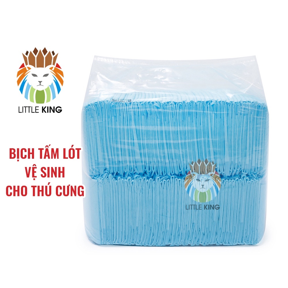 Tấm lót vệ sinh, tã giấy lót chuồng, ổ cho chó mèo thấm hút, khử mùi hiệu quả Little King pet shop